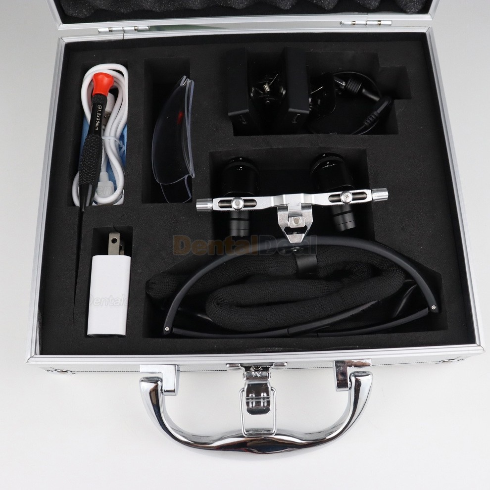 WJ YWJ-MG11U 3.0X-5.0X Ergonomic Dental Surgical Ergo Loupe with Headlight